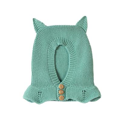 Organik Pamuk El Örgüsü Bebek Şapkası Hediyeli Set